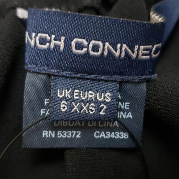 French Connection FT evening dew one shoulder long sleeve top, size 2 - Picture 7 of 9